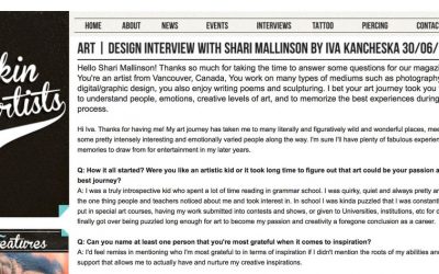 SKIN ARTISTS DESIGN INTERVIEW, SHARI MALLINSON