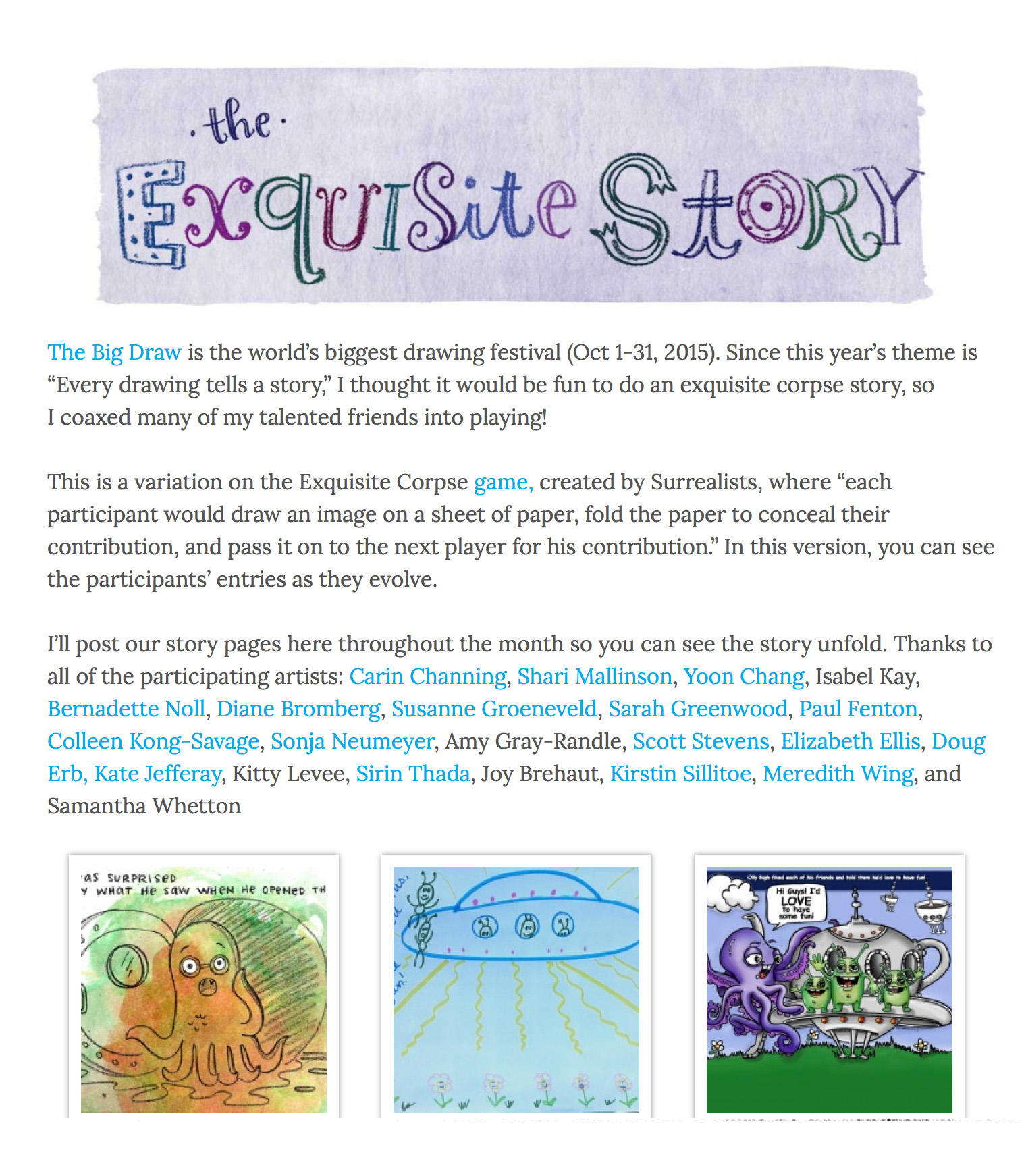 THE BIG DRAW, THE EXQUISITE STORY