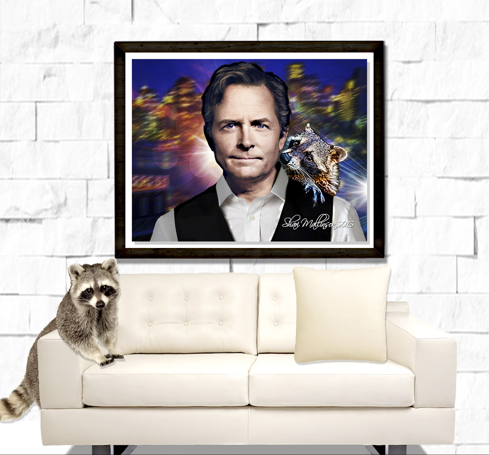 Michael J Fox Portrait
