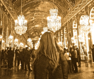 "Hall of Mirrors" in Palace of Versailles, Chloë Rain