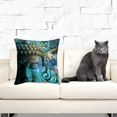 Buddha's Mystery, Throw Pillow and Insert