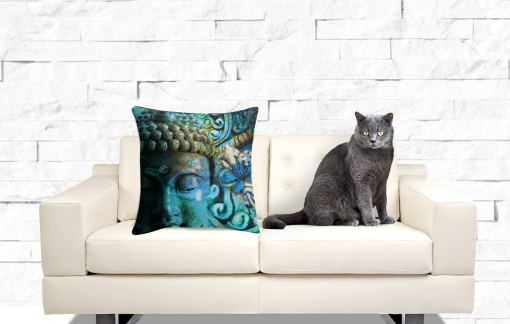 Buddha's Mystery, Throw Pillow and Insert